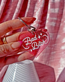 Bad Bitch Heart Keychain-A Shop Of Things-Strange Ways