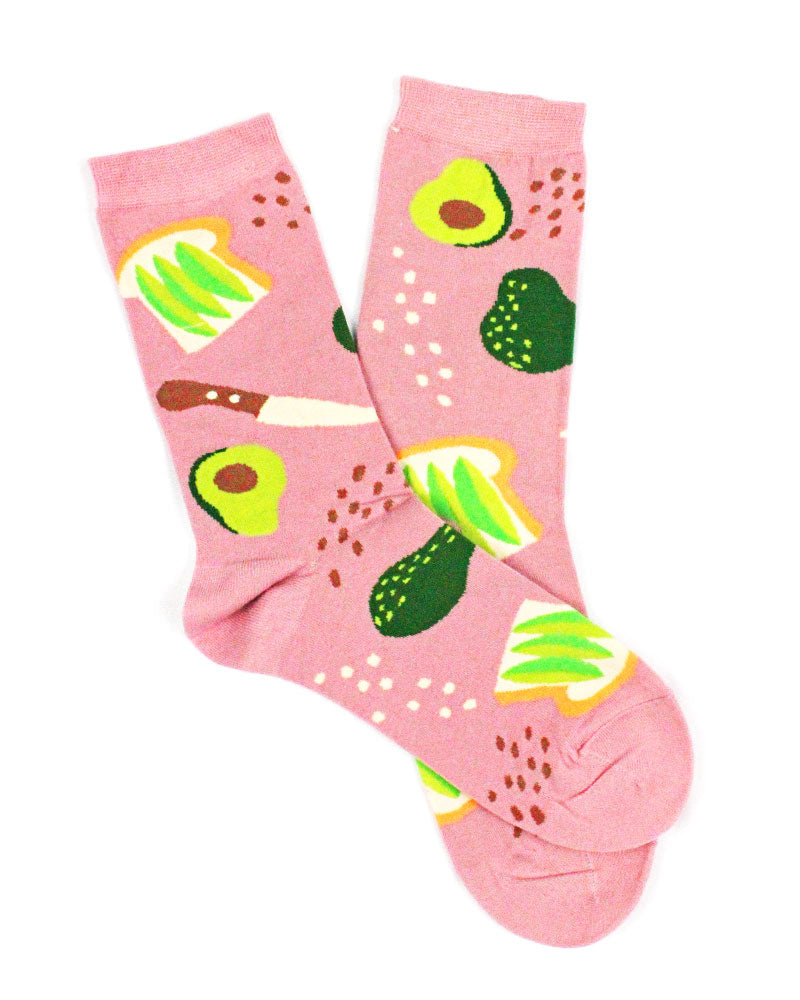 Avocado Toast Socks-Yellow Owl Workshop-Strange Ways