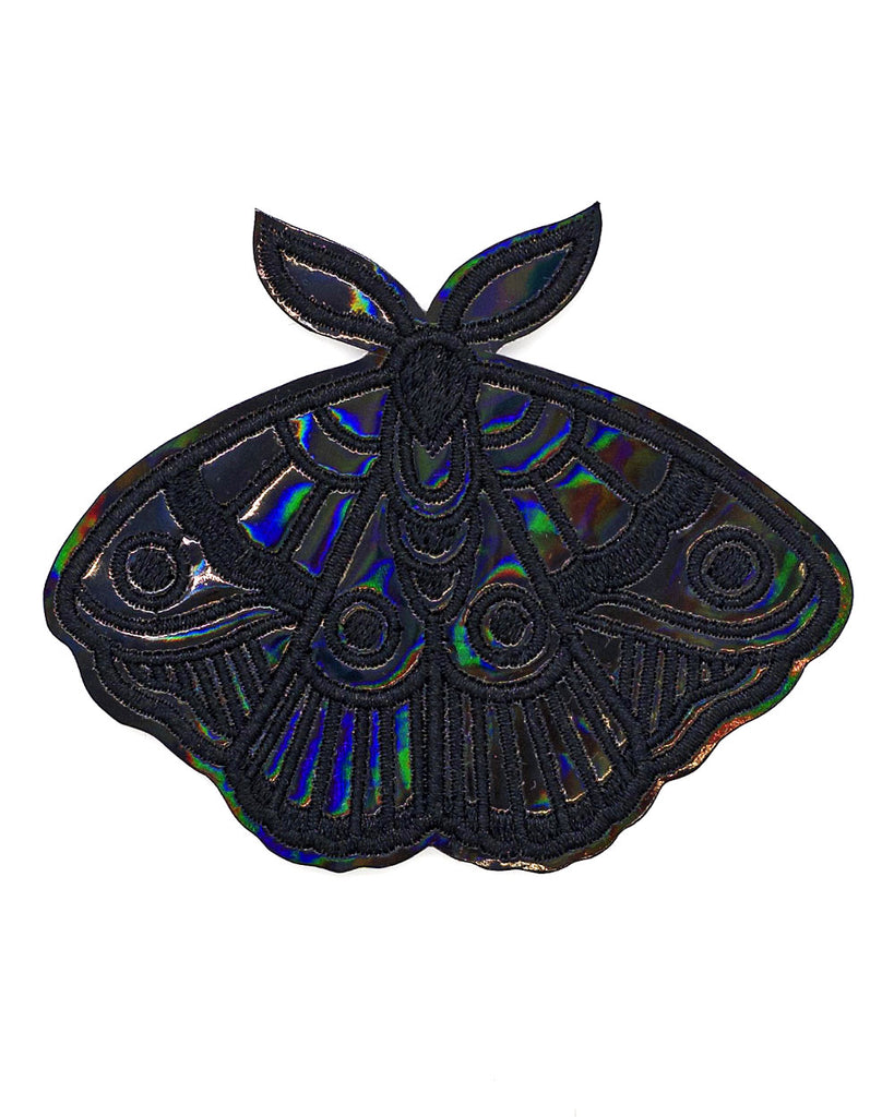 Dark Moth Holographic Patch-Project Pinup-Strange Ways