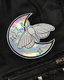 Moth & Moon Holographic Large Patch-Project Pinup-Strange Ways