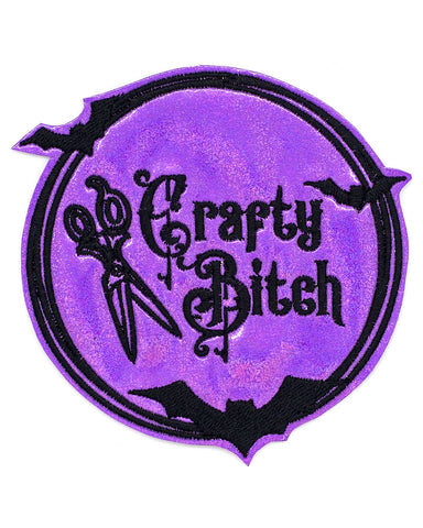 Crafty Bitch Holographic Large Patch