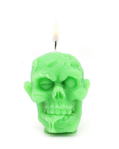 Zombie Head Candle