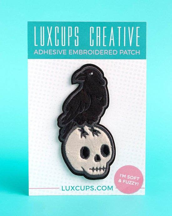 The Raven Fuzzy Sticker Patch
