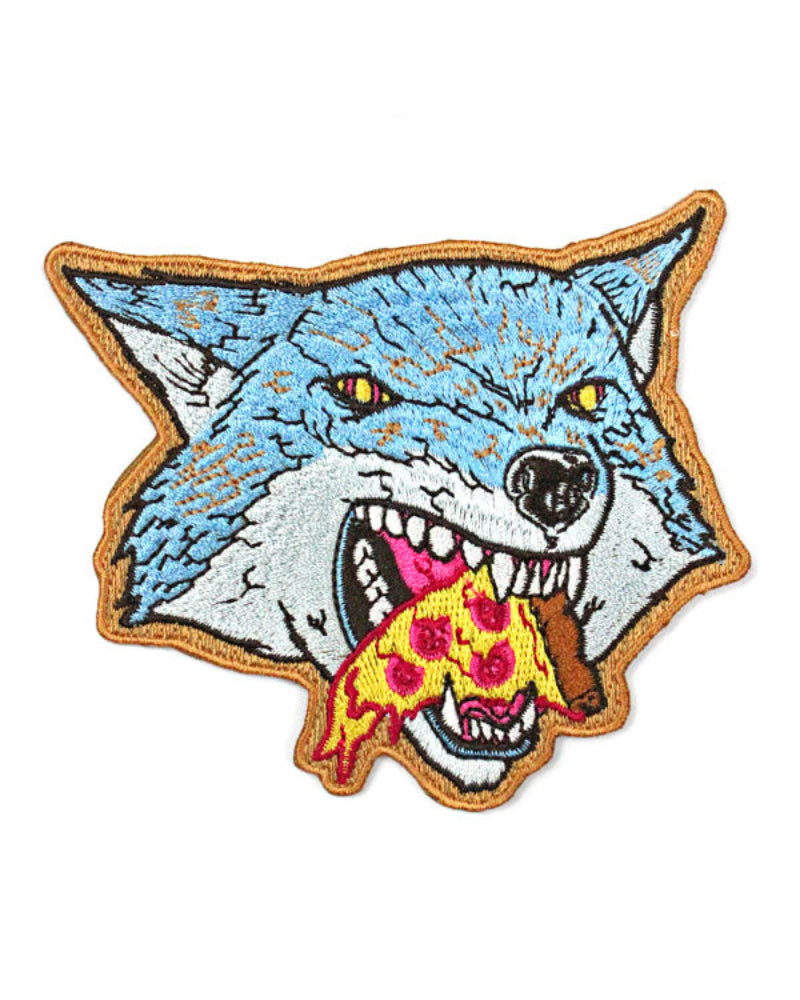 Pizza Wolf Patch-Quiet Tide Goods-Strange Ways