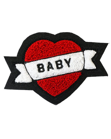 Baby Heart Tattoo Chenille Patch