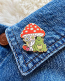 Frog Mushroom Home Pin-Wildflower + Co.-Strange Ways