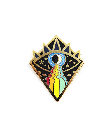 Cosmic Evil Eye Pin