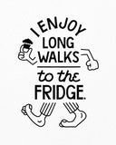 Long Walks Art Print (8" x 8")-Johnny Cupcakes-Strange Ways