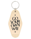 Go Your Own Way Keychain-Hippie's Daughter-Strange Ways