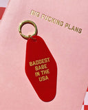 Baddest Babe In The USA Keychain-Golden Gems-Strange Ways