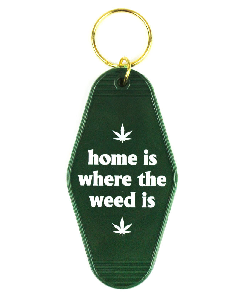 Home Is Where The Weed Is Keychain-A Shop Of Things-Strange Ways