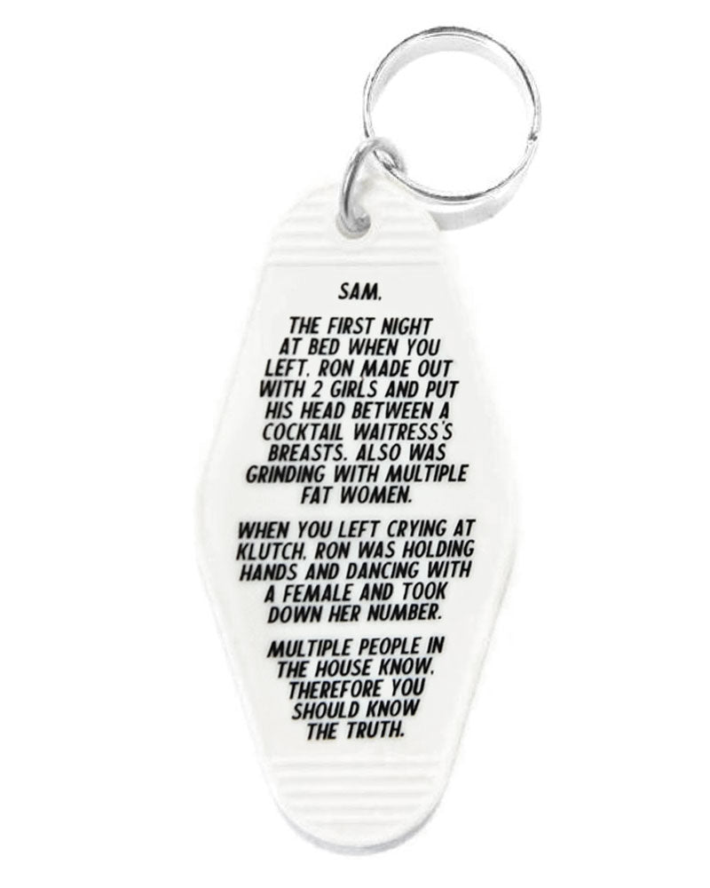 Jersey Shore Letter Keychain-A Shop Of Things-Strange Ways
