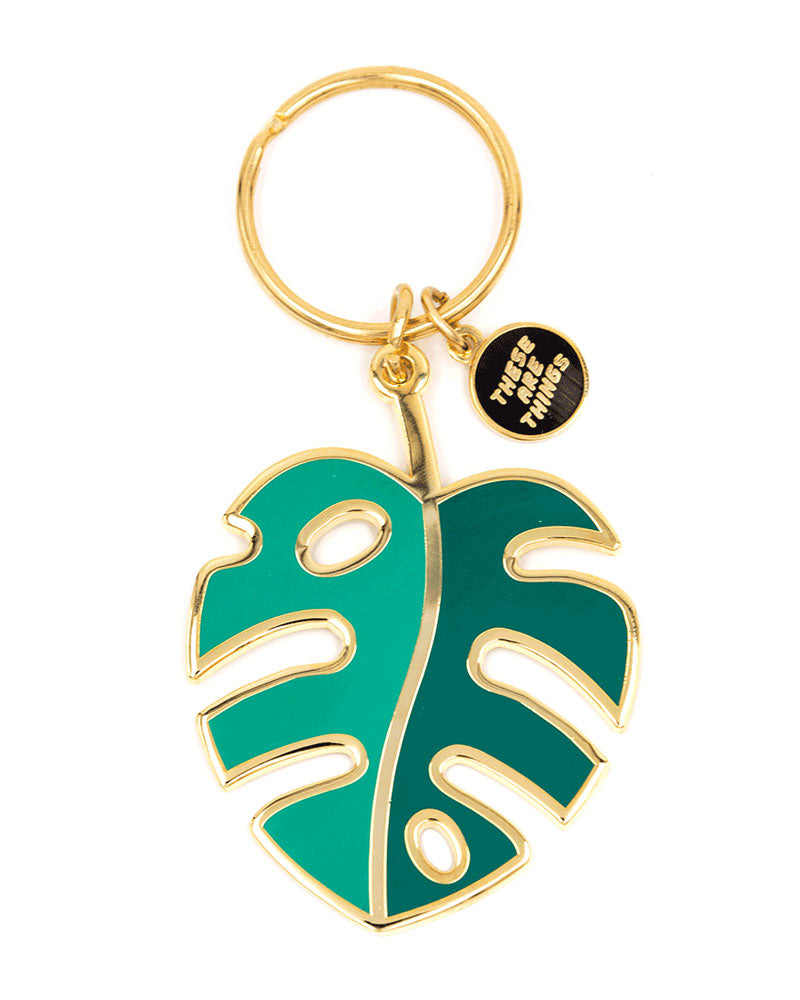 Monstera Leaf Keychain-These Are Things-Strange Ways