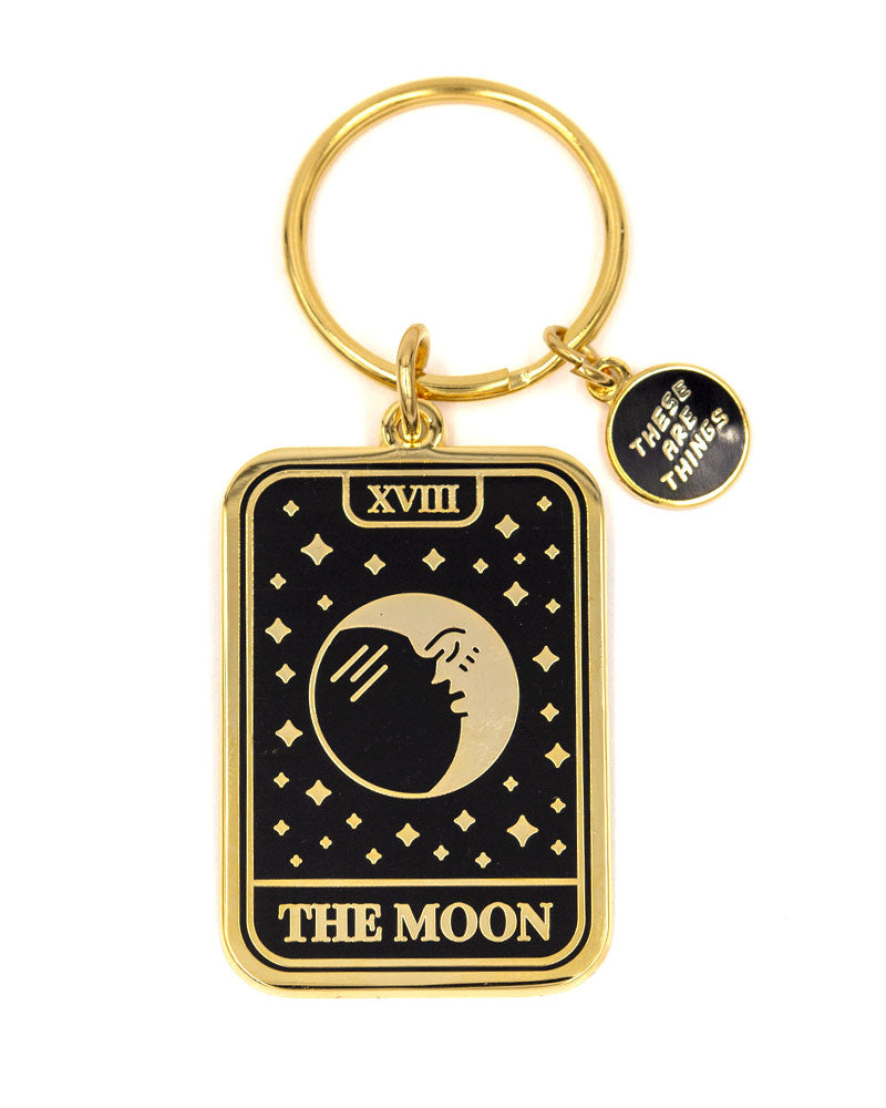 Moon Tarot Card Keychain-These Are Things-Strange Ways