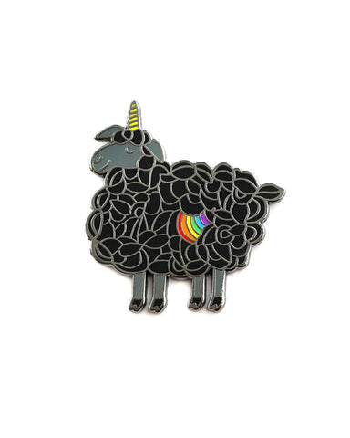 Black Sheep Rainbow Pin