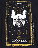 Doggy Tarot Card Long Sleeve Unisex Shirt (The Good Dog)-Be Humane Apparel-Strange Ways