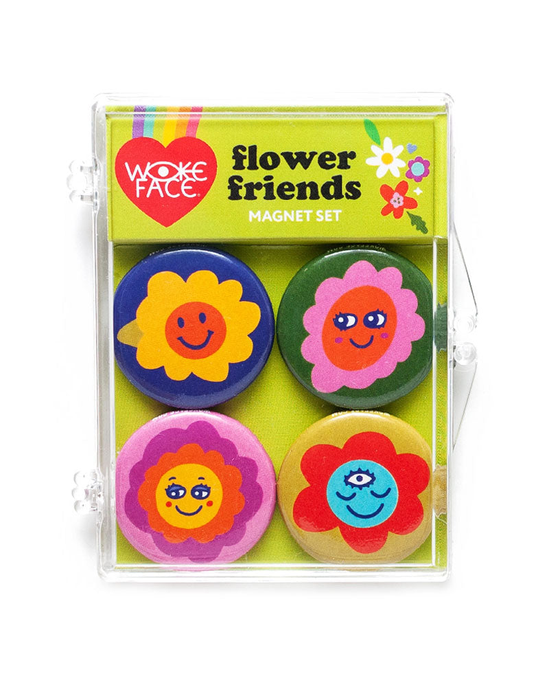 Flower Friends Magnets (Set of 4)-Wokeface-Strange Ways