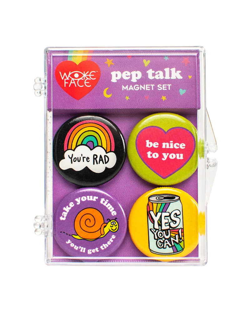 Pep Talk Magnets (Set of 4)-Wokeface-Strange Ways