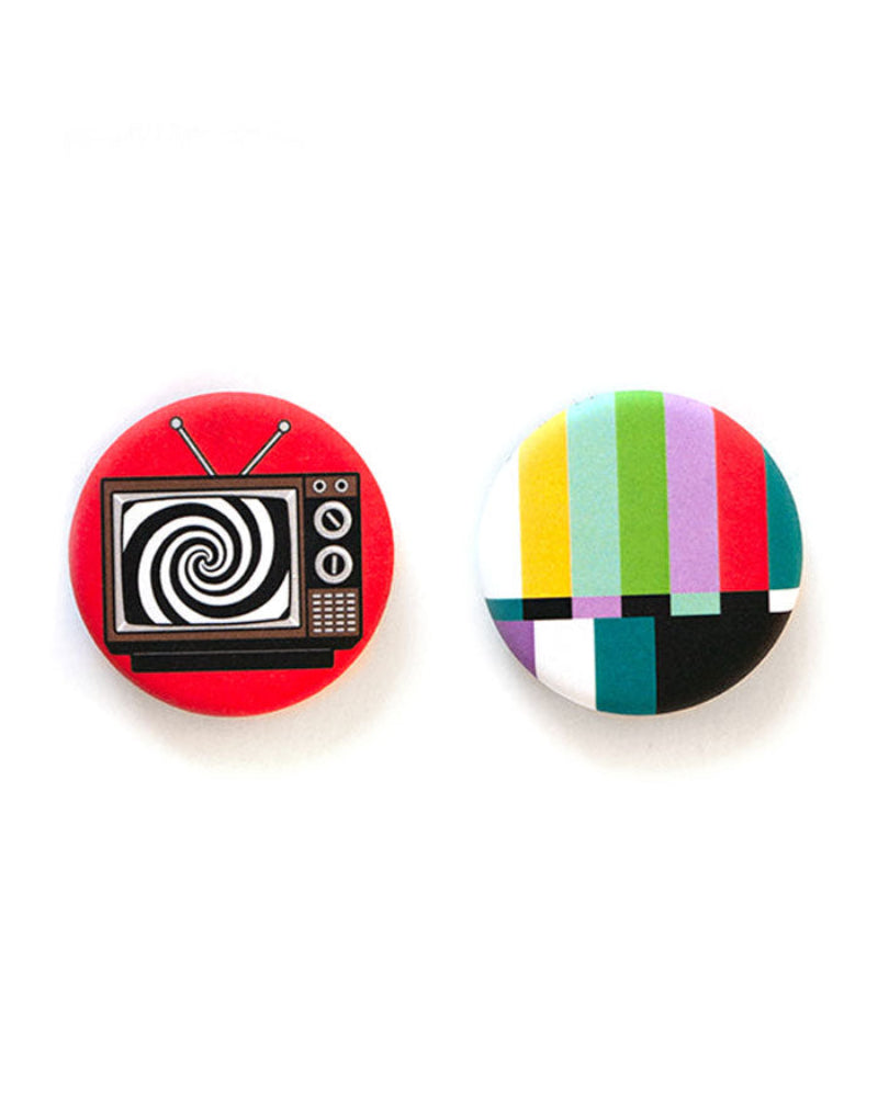 TV Magnets (Set of 2)-Smarty Pants Paper Co.-Strange Ways