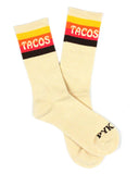 Tacos Striped Socks-Pyknic-Strange Ways