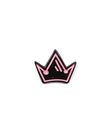 Mini Crown Accent Pin - Black