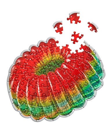 Rainbow Jelly Mold Little Jigsaw Puzzle