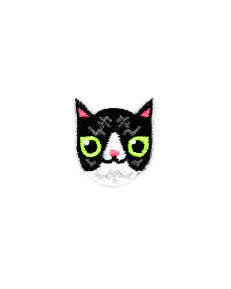 Black & White Cat Mini Sticker Patch-These Are Things-Strange Ways