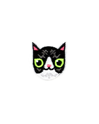 Black & White Cat Mini Sticker Patch