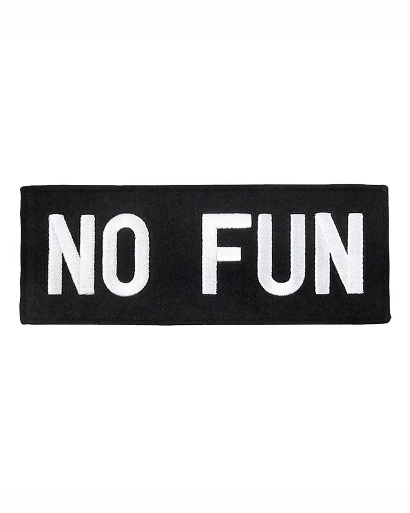 No Fun® Patch - Black-No Fun Press-Strange Ways