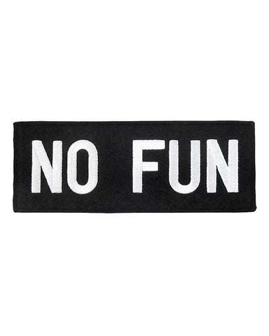 No Fun® Patch - Black