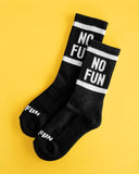 No Fun® Socks - Black-No Fun Press-Strange Ways