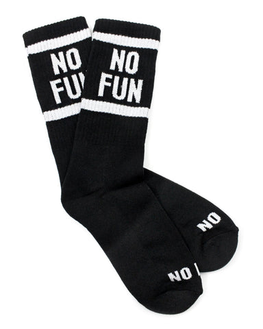 No Fun® Socks - Black