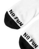 No Fun® Socks - White-No Fun Press-Strange Ways