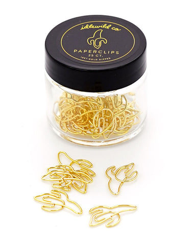 Banana Gold Plated Paper Clips (Pack of 25)
