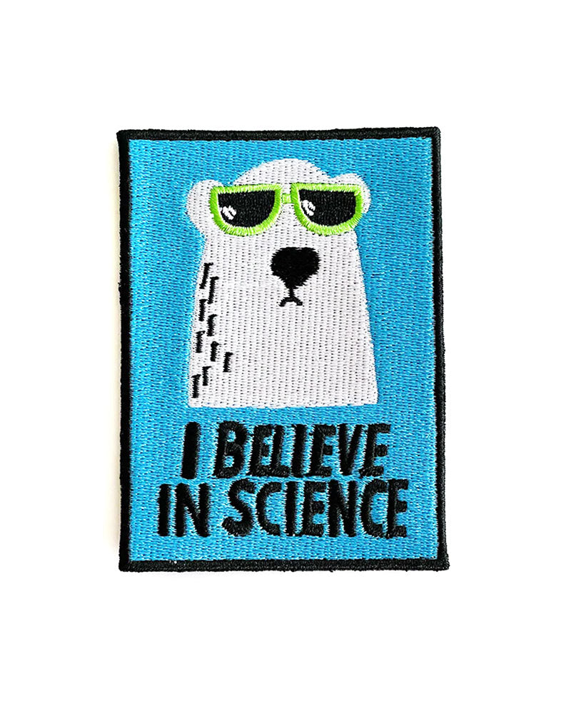 I Believe In Science Polar Bear Patch-Culture Flock-Strange Ways