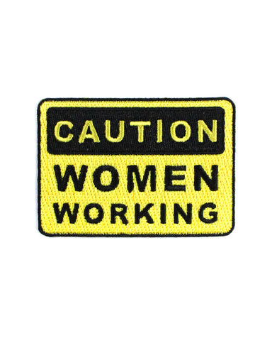 Caution: Women Working Patch