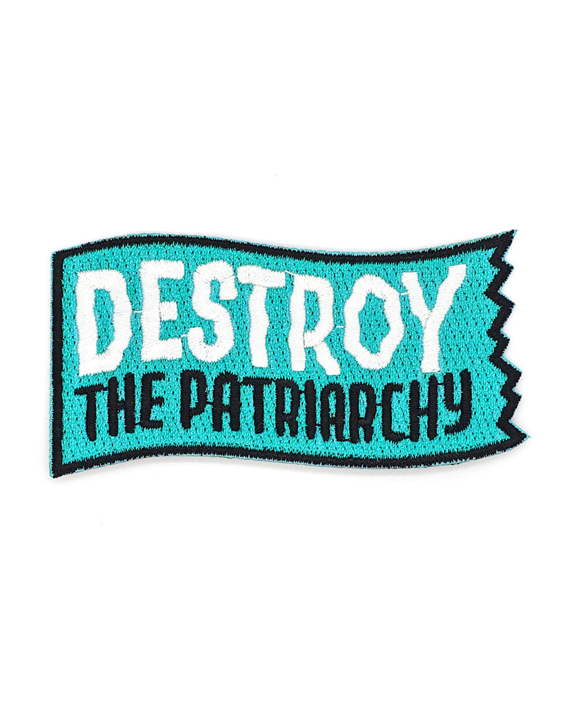 Destroy The Patriarchy Patch-Punky Pins-Strange Ways