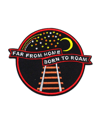 Born To Roam Travelers Crest Patch