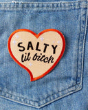 Salty Lil' Bitch Heart Patch-Punky Pins-Strange Ways