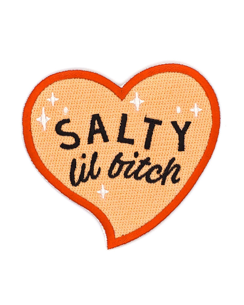 Salty Lil' Bitch Heart Patch-Punky Pins-Strange Ways