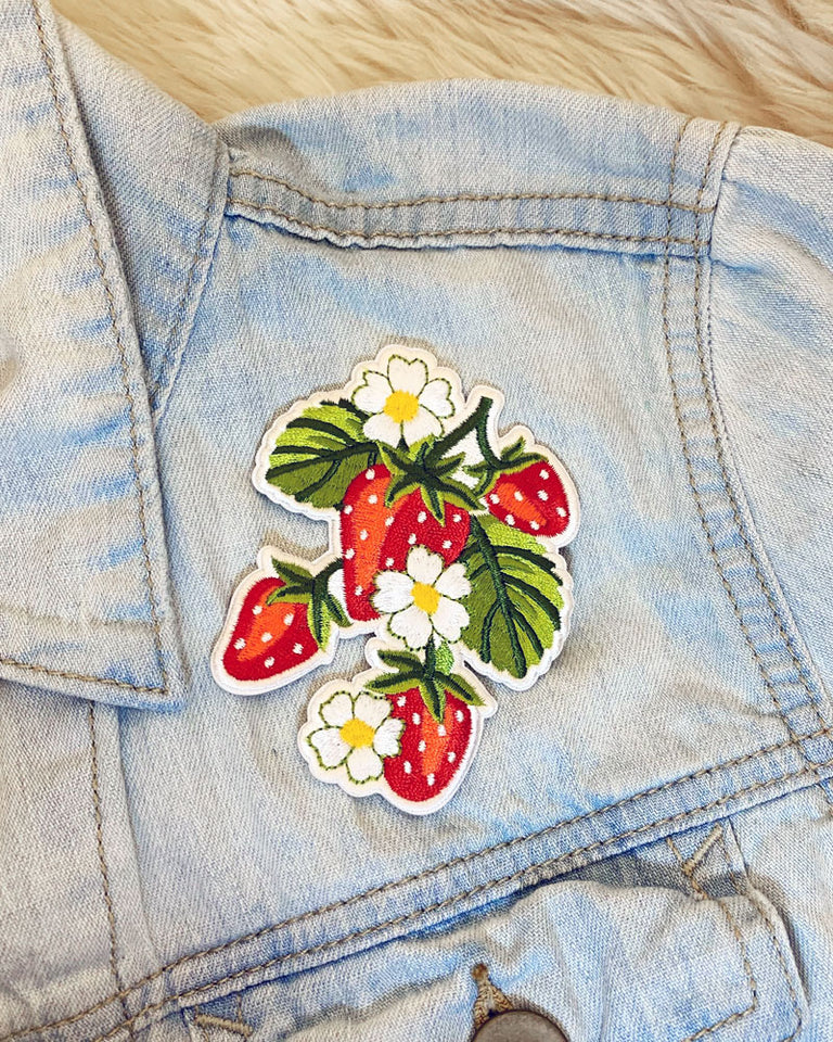 Wild small flowers peek a boo patches for denim holes