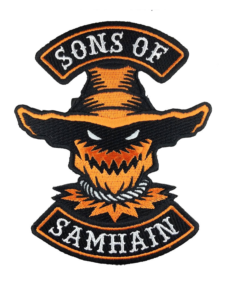Sons Of Samhain Scarecrow Biker Patch-Monsterologist-Strange Ways
