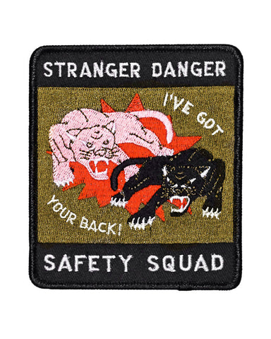 Stranger Danger Safety Squad Large Patch