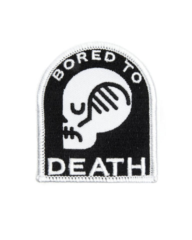 Bored To Death Skull Patch