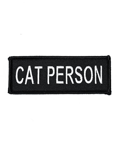 Cat Person Patch