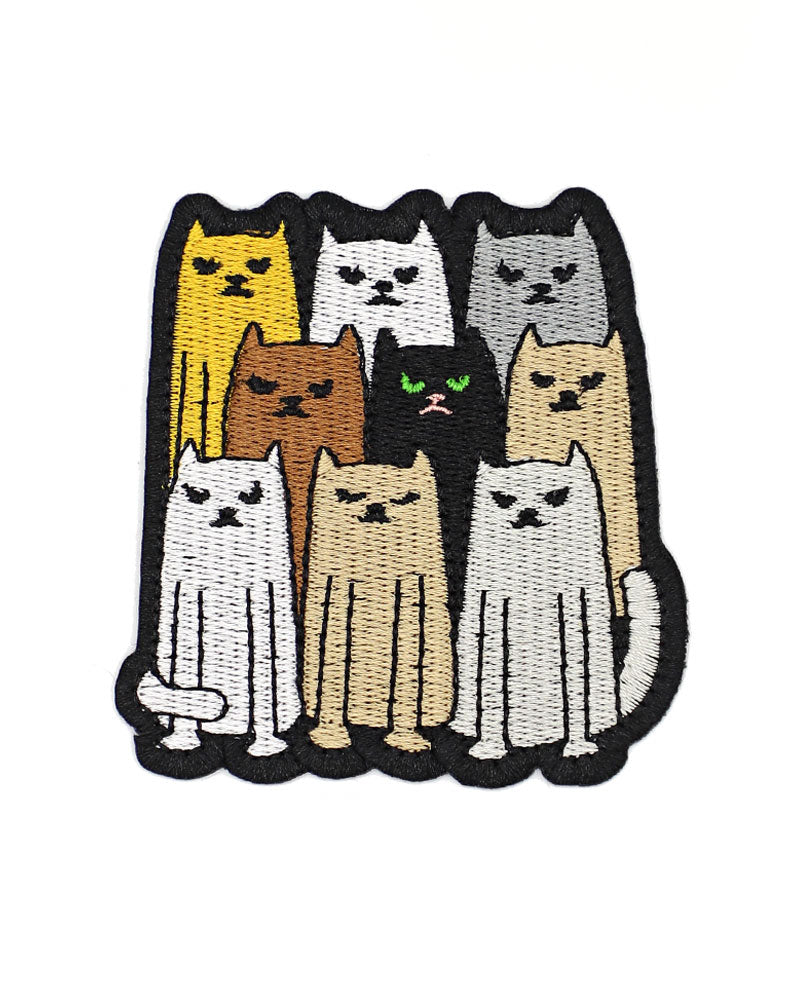 Group Of Cats Patch-Counter Couture-Strange Ways