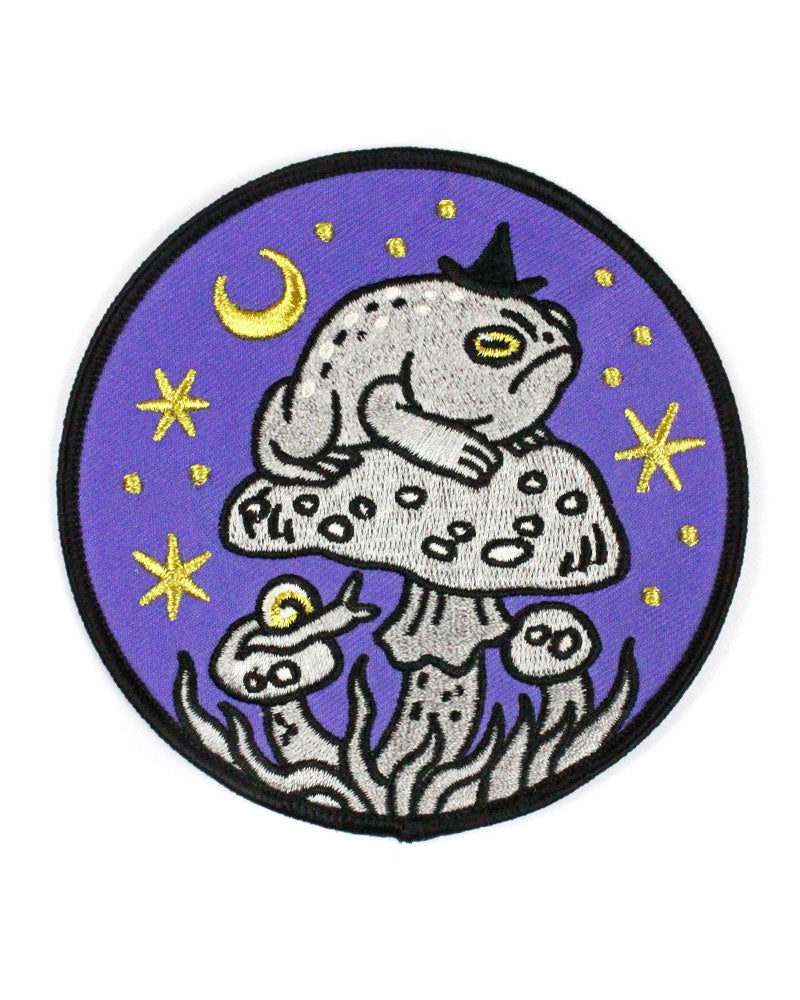 Grumpy Toad Witch Large Patch-Cat Coven-Strange Ways
