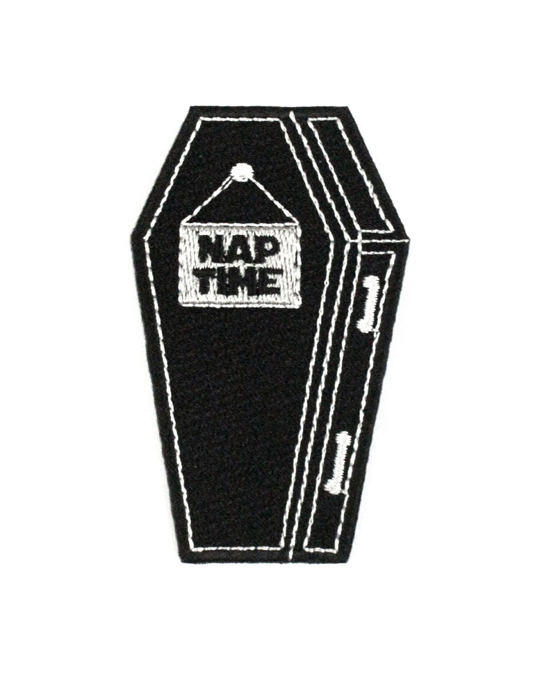 Nap Time Coffin Patch-Badaboöm Studio-Strange Ways