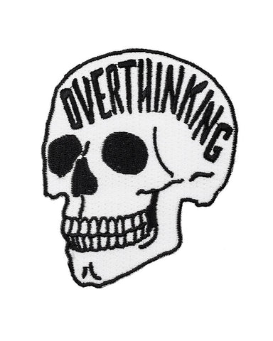 Overthinking Skull Patch (Glow-in-the-Dark)