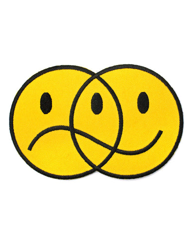 Happy Sad Face Venn Diagram Patch
